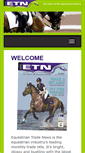 Mobile Screenshot of equestriantradenews.com