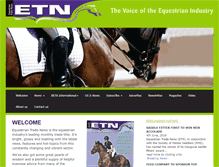 Tablet Screenshot of equestriantradenews.com